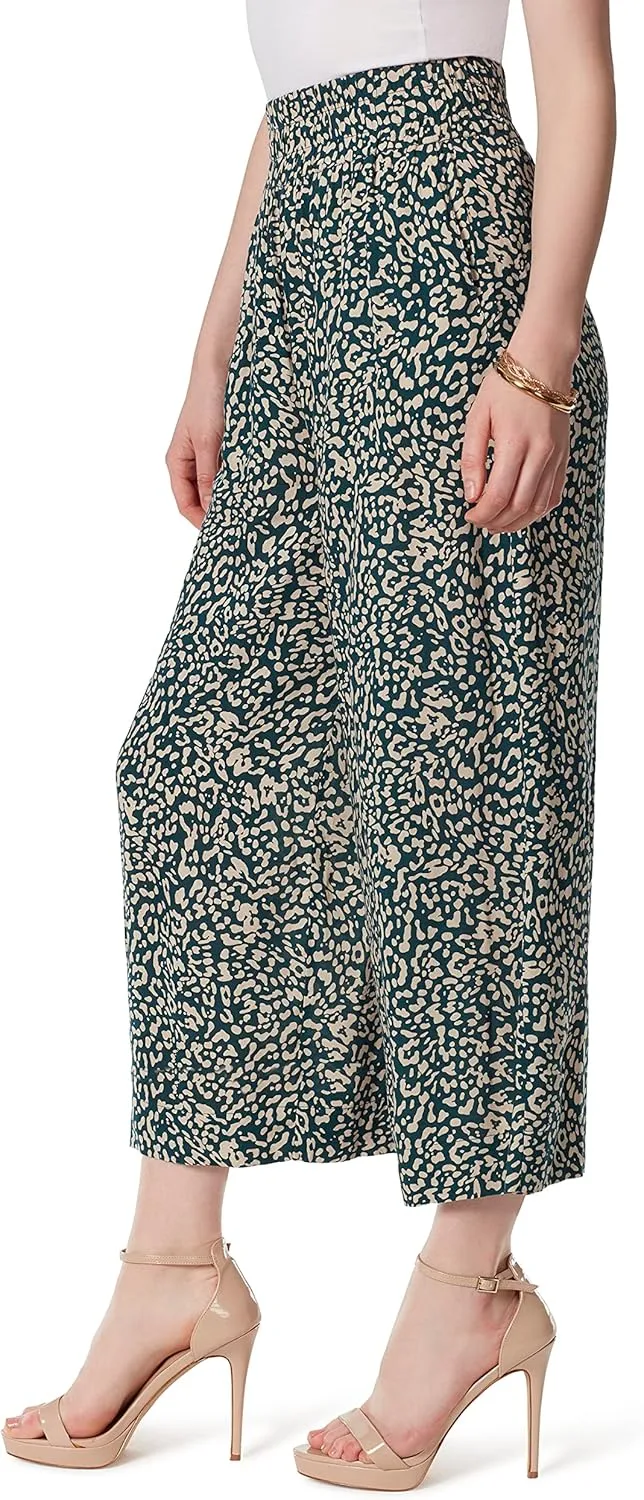 Jessica Simpson Women's Rosalie Pull on Wide Leg Crop Pant