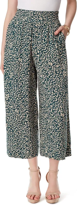 Jessica Simpson Women's Rosalie Pull on Wide Leg Crop Pant