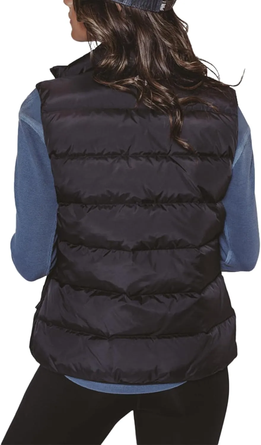 JIHUILAI Womens Puffer Vest Lightweight Sleeveless Jacket Women Puffy Vest Quilted Coat Warm Winter Vests With Pockets