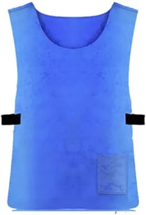 Keenso Summer Cold Anti Heat Cooling Vest, PVA Cooling Clothes with Pockets for Men