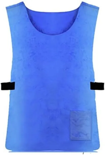 Keenso Summer Cold Anti Heat Cooling Vest, PVA Cooling Clothes with Pockets for Men