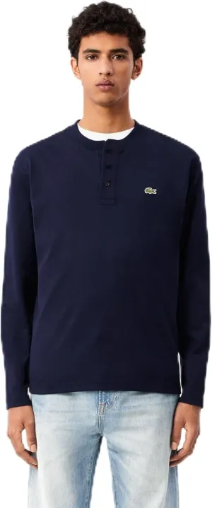 Lacoste Men's Long Sleeved Cotton Jersey T-Shirt