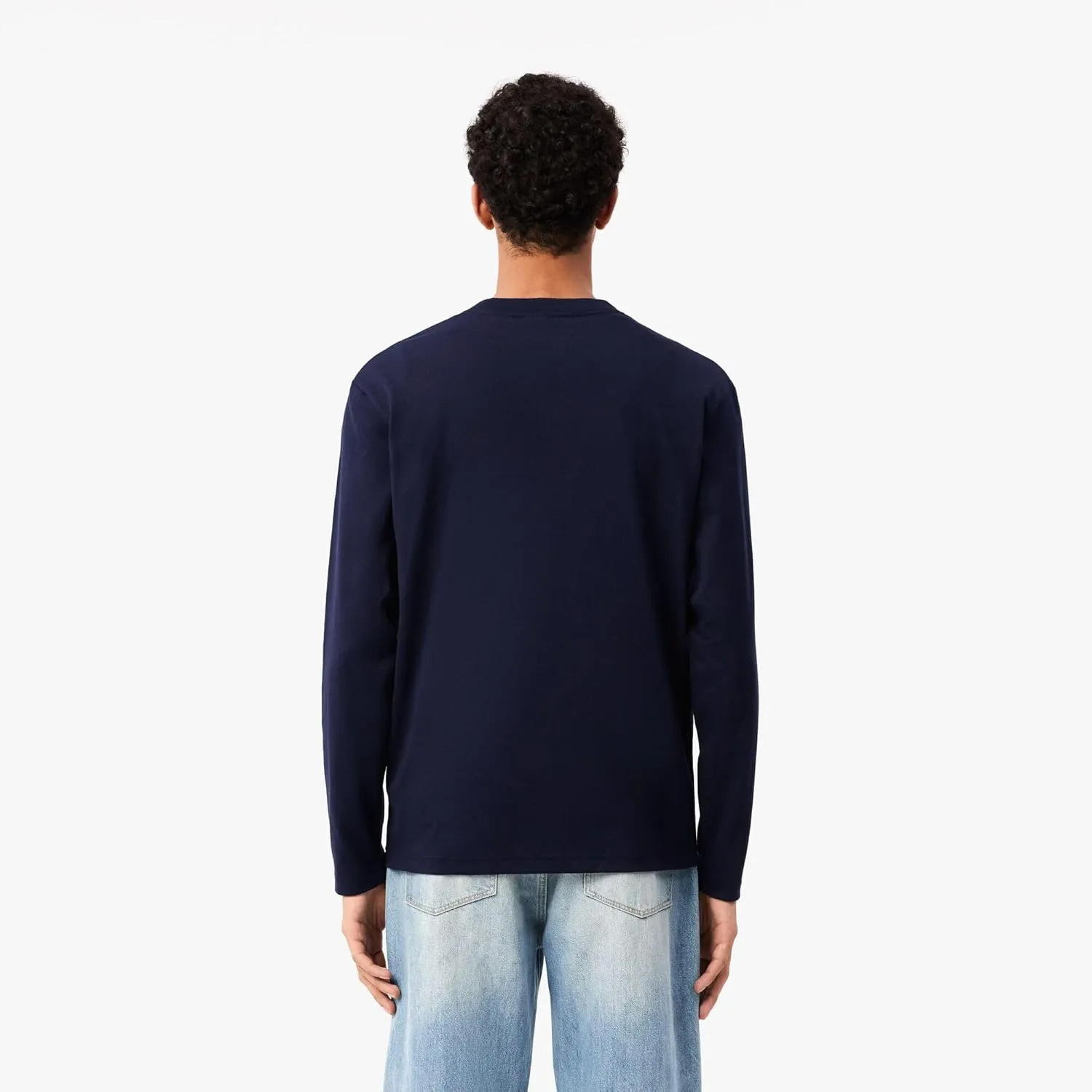 Lacoste Men's Long Sleeved Cotton Jersey T-Shirt