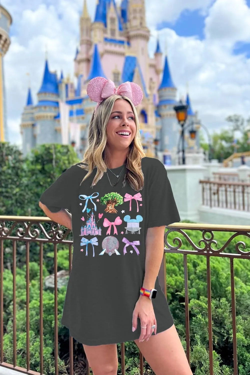 Magical Shirt for Women Magic Kingdom Shirts Castle Graphic T Shirt Family Vacation Tee Casual Holiday Tops