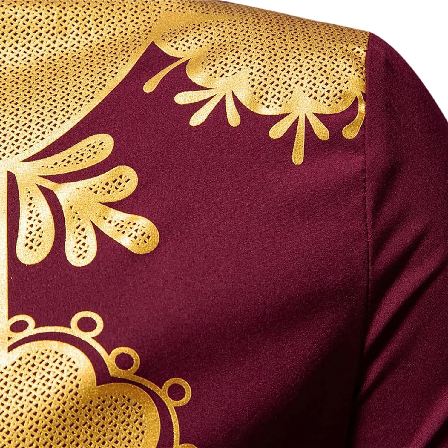 Men's Africa Suit Retro Long Sleeve Graphic Musilm Thobe and Pants Outfit Middle East Islamic Traditional 2 Piece Set