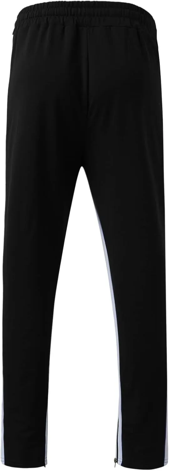 Mens Autumn Winter Cargo Joggers Stretch Pants Casual Twill Cotton Elastic Drawstring Outdoor Hiking Sweatpants
