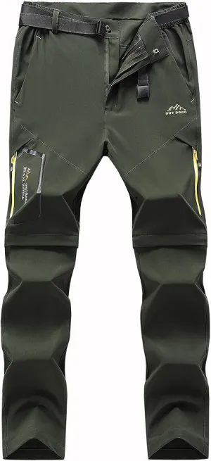 Men's Joggers Athletic Sweatpants Casual Windproof Slim Fit Hiking Workout Running Pants Trousers with Zipper Pockets