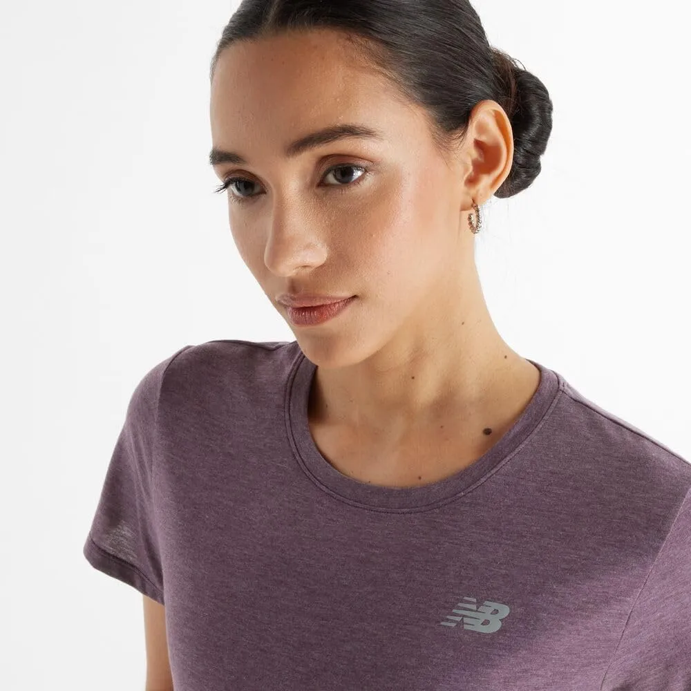 New Balance Women's Sport Essentials Heathertech T-Shirt
