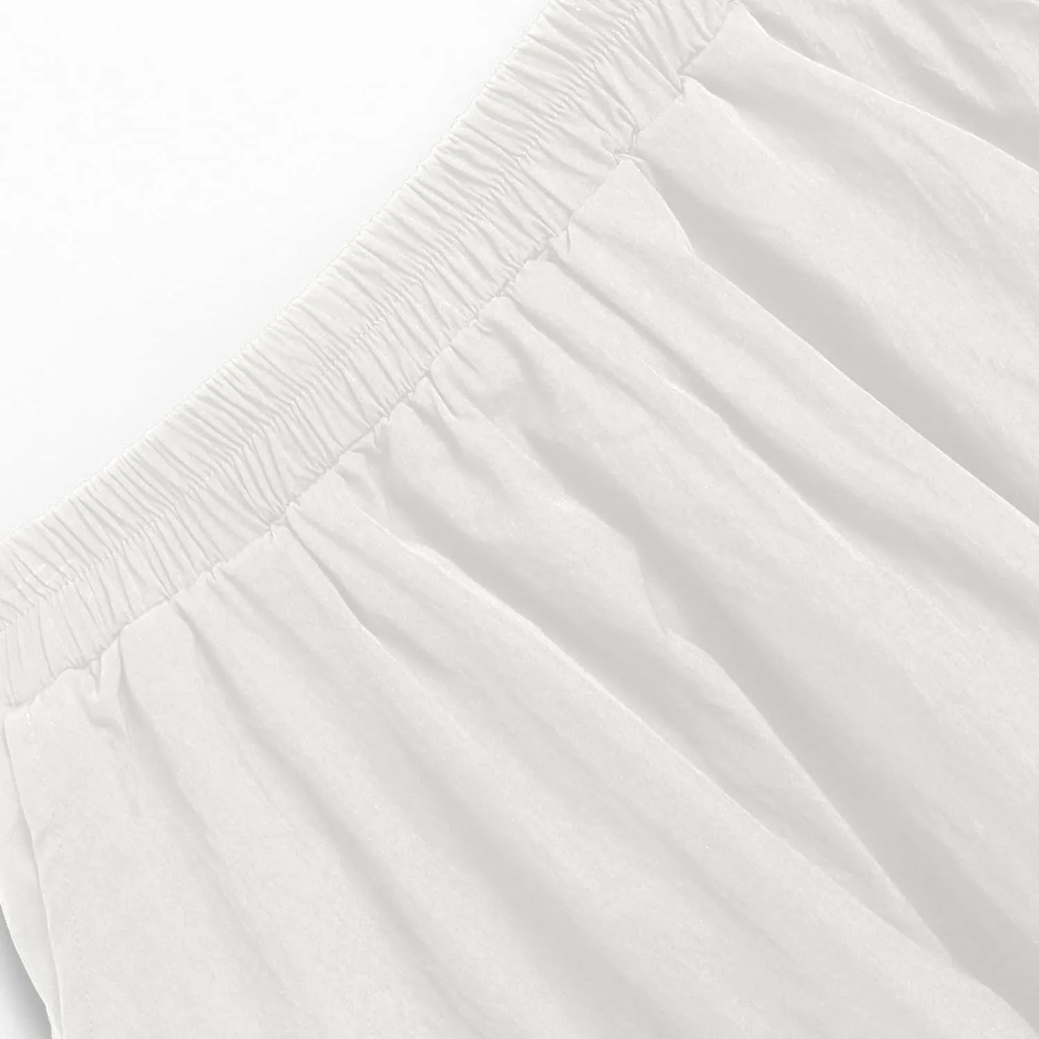 Oplxuo Women Bubble Maxi Skirt Elastic High Waisted Flowy A Line Long Puff Skirts Ruffle Hem Balloon Skirts with Pockets