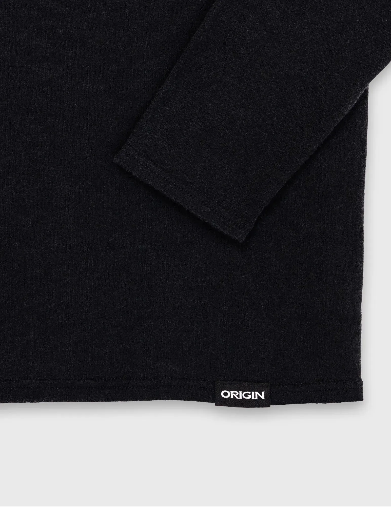 ORIGIN NANO WOOL CREW LS SOLID - RETIRED STYLE