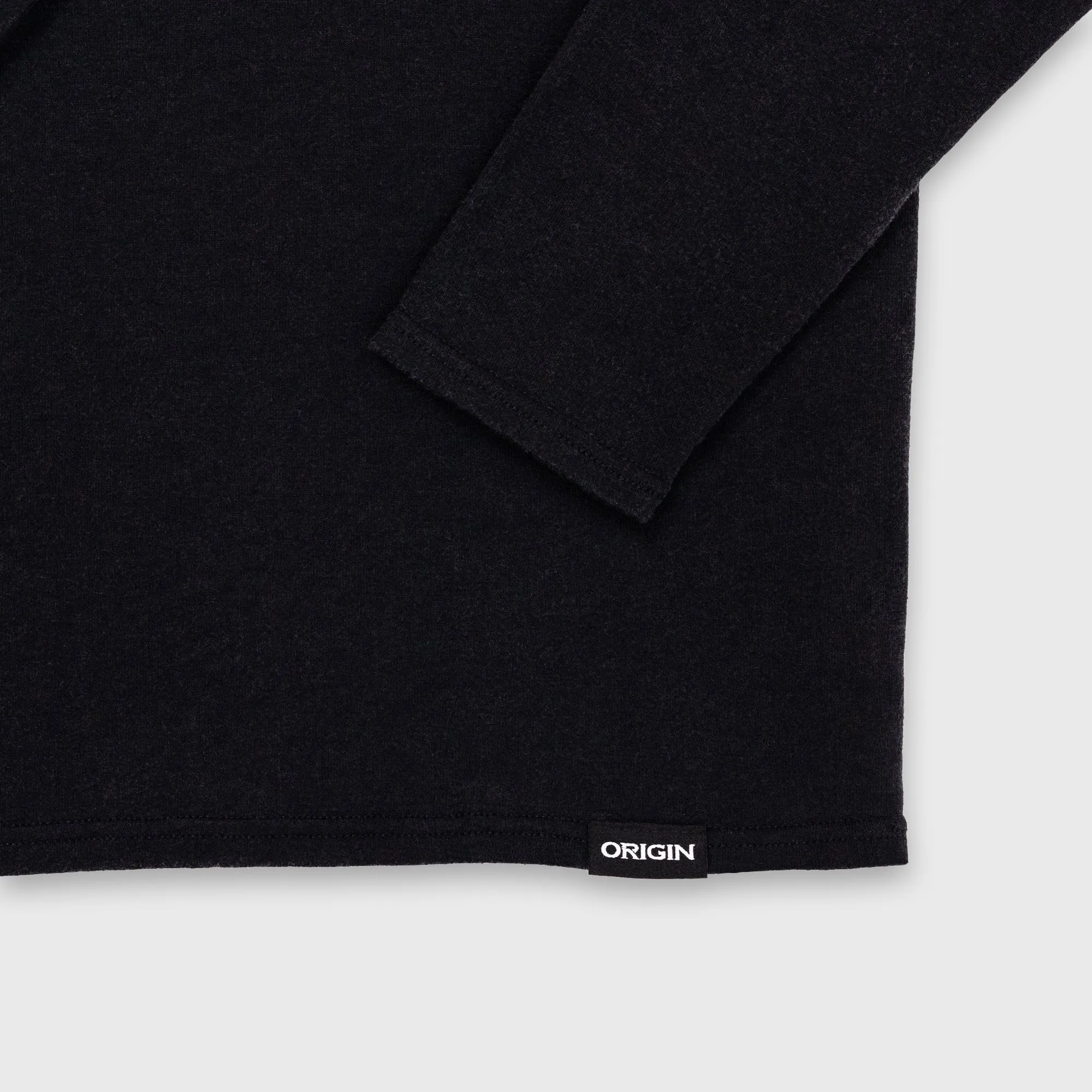 ORIGIN NANO WOOL CREW LS SOLID - RETIRED STYLE