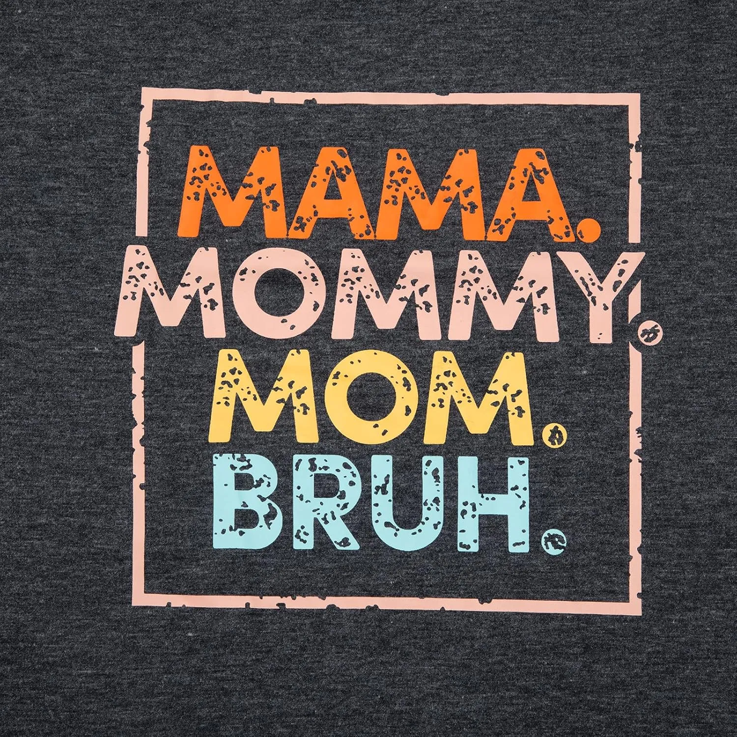 Plus Size Mama Shirts for Women Mama Mommy Mom Bruh Shirts Funny Mom Letter Print Tee Casual Short Sleeve Tops