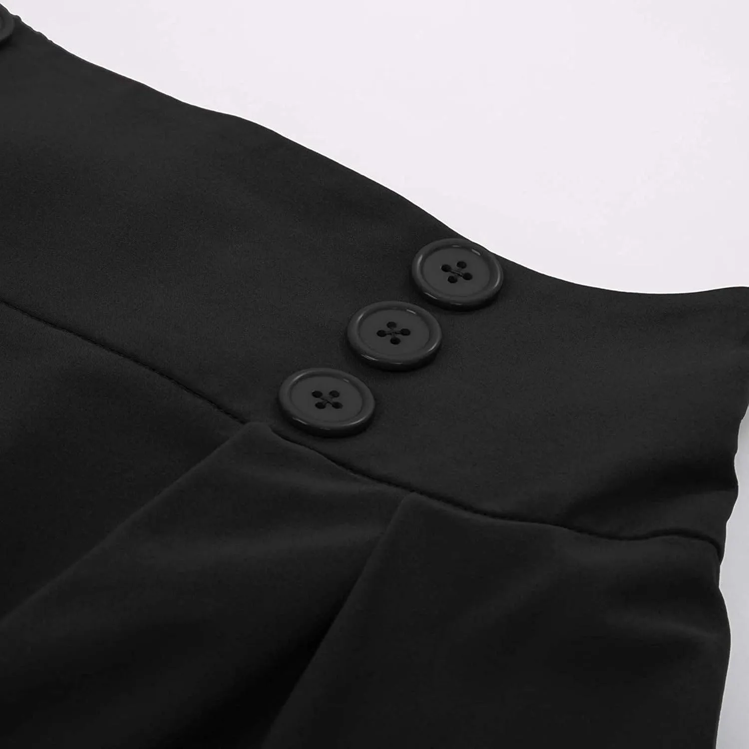 Plus Size Skirts for Curvy Women Pleated Ruffle Swing Maxi Skirt Dress Summer Causal Solid High Elastic Waist Skirt