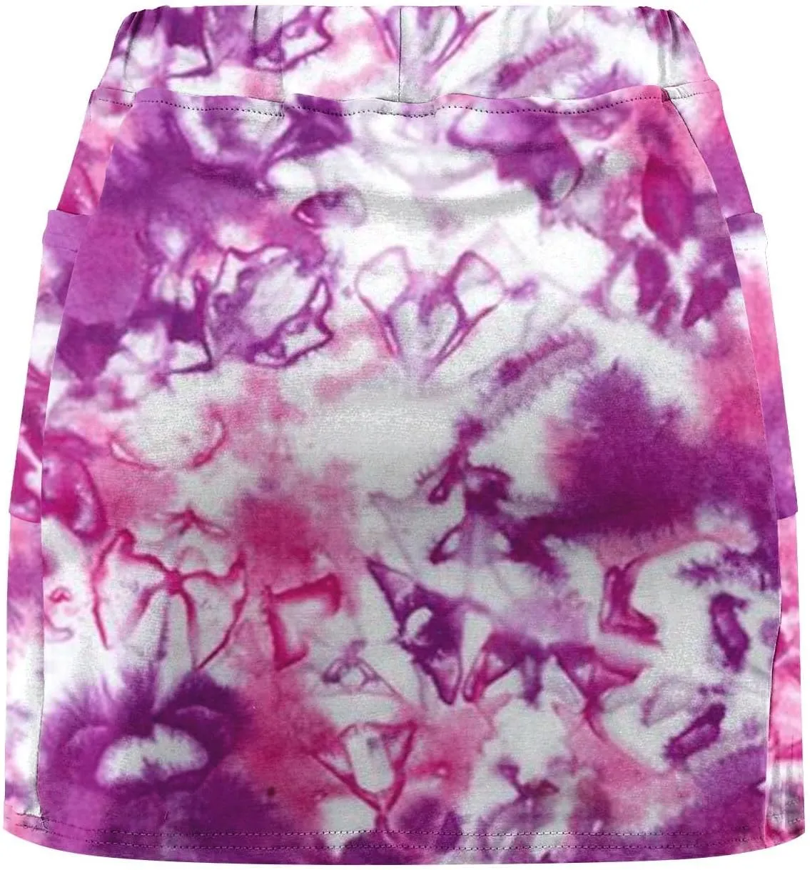 Plus Size Skorts for Curvy Women Summer Tummy Control Athletic Short High Waist Loose Casual Outfits with Pockets