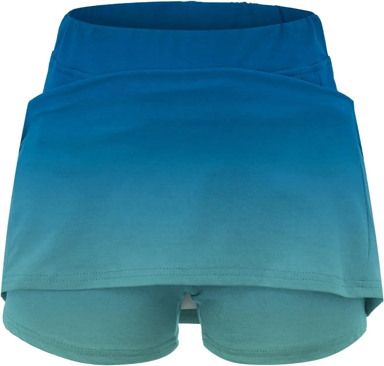 Plus Size Skorts for Women High Waisted Athletic Tennis Tummy Control Golf Skirts with Shorts Pockets Biker Shorts