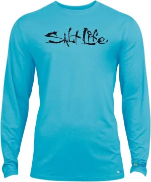 Salt Life Boys' Unisex Kids Signature Icons Long Sleeve Performance Tee T-Shirt