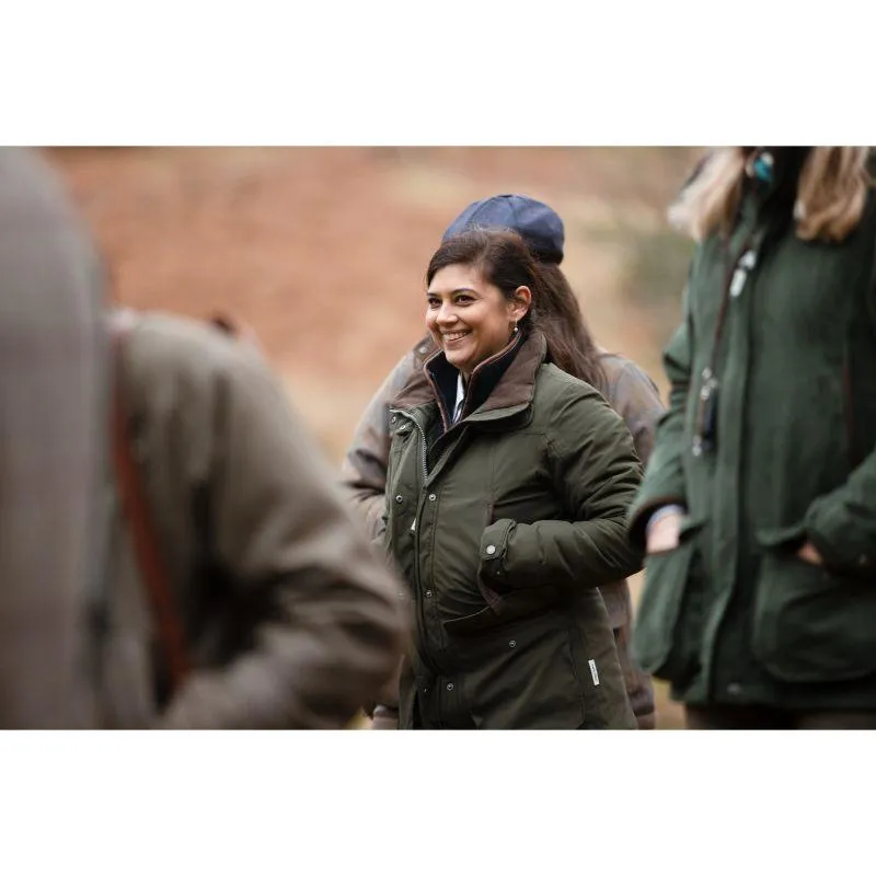 Schoffel Teal Ultralight Ladies Waterproof Country Field Coat - Forest
