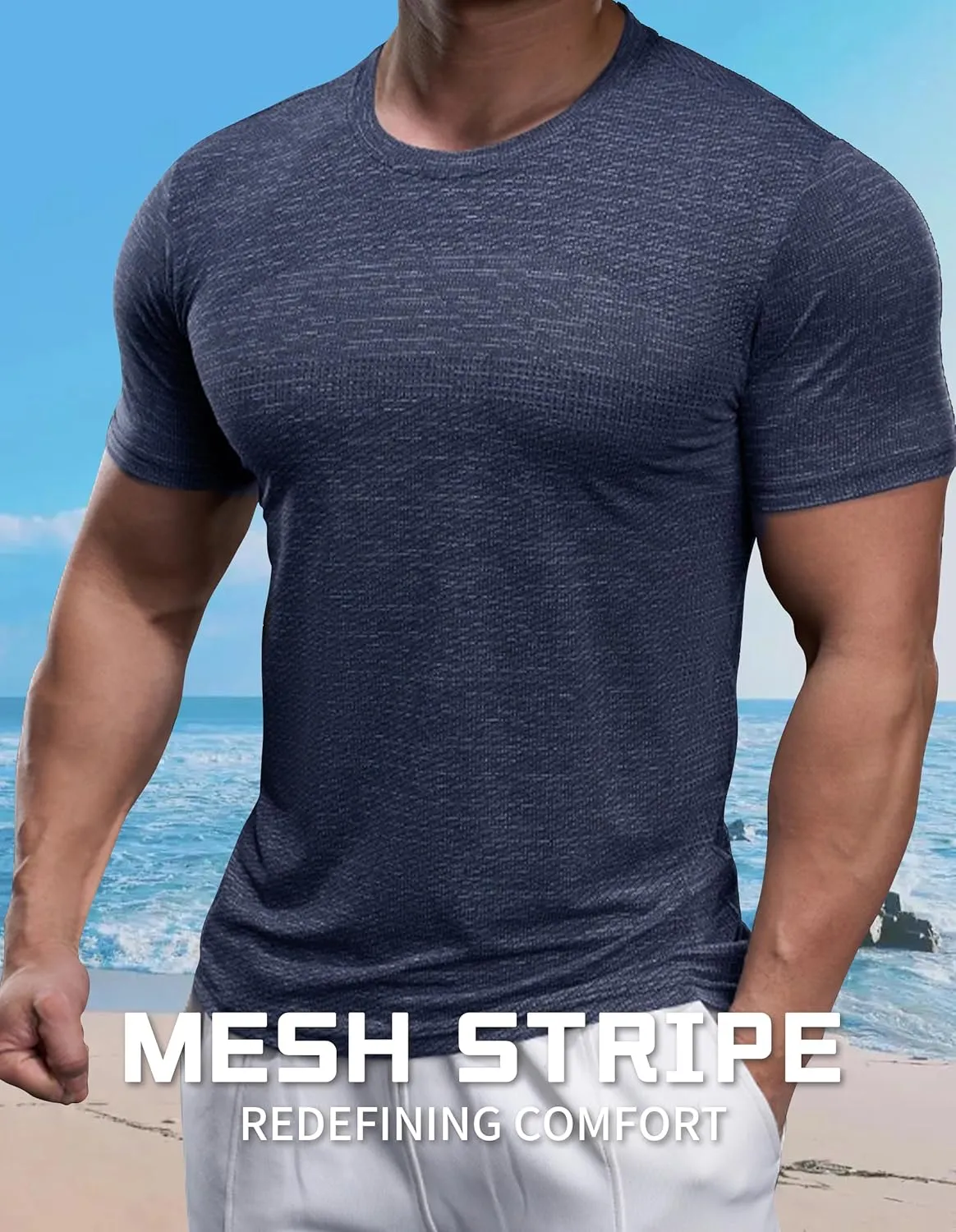 Selected Softest Quick Dry Short Sleeve Crew Neck Men's T-Shirt Utmost Breathable Comfort Moisture Wicking Tee