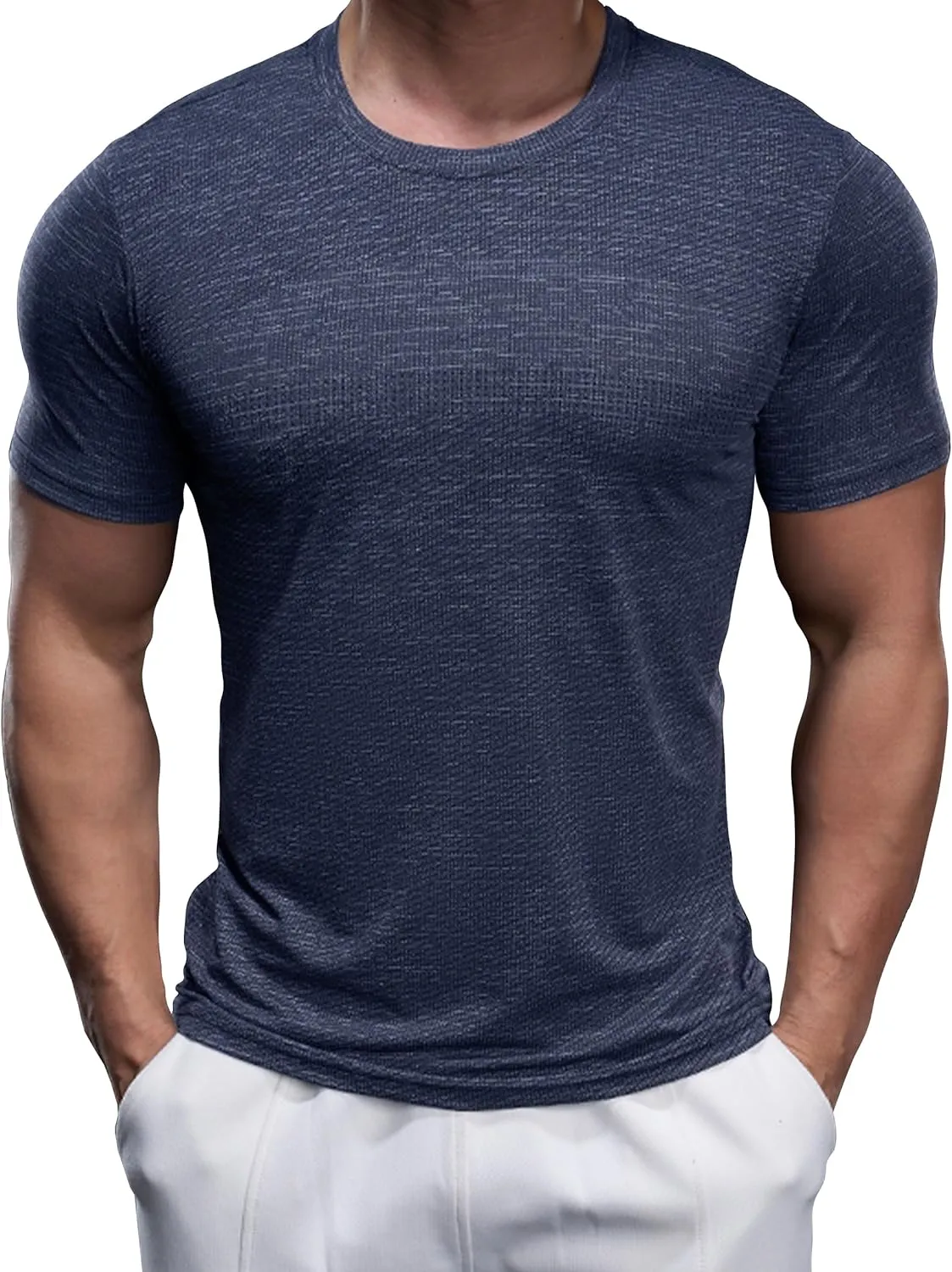 Selected Softest Quick Dry Short Sleeve Crew Neck Men's T-Shirt Utmost Breathable Comfort Moisture Wicking Tee