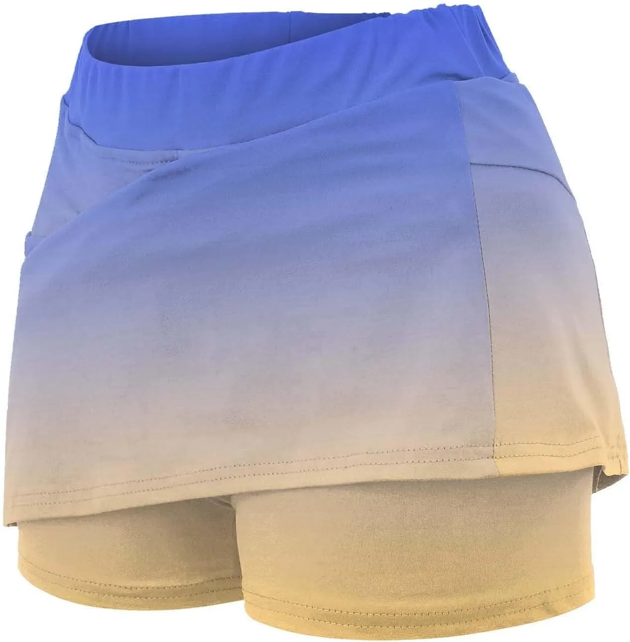 Skorts for Woman Tennis Skirt High Waisted Workout Golf Skorts with Shorts Underneath Quick Dry Gym Athletic Running Skirts