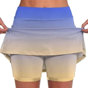 Skorts for Woman Tennis Skirt High Waisted Workout Golf Skorts with Shorts Underneath Quick Dry Gym Athletic Running Skirts