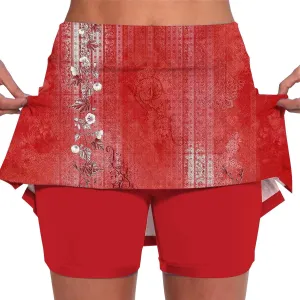 Skorts for Women 2025 Summer Tummy Control Solid Short Athletic Golf High Waist Active Basic Plus Size Clothes