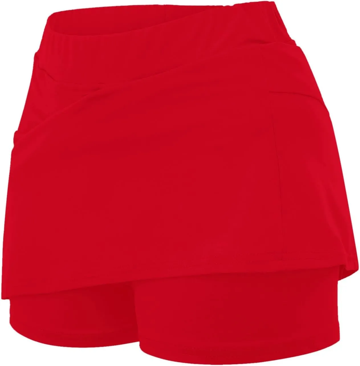 Skorts for Women with Pockets High Waist Tummy Control Yoga Shorts Casual Athletic Tennis Mini Skirt with Shorts Underneath