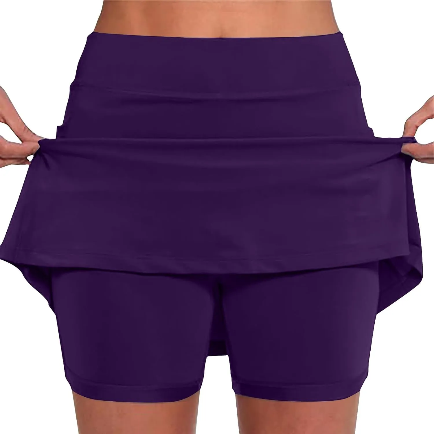 TANGNADE Womens Athletic Tennis Skorts Golf Skirts Summer Shorts for Running Active Workout Sports Running Outfits