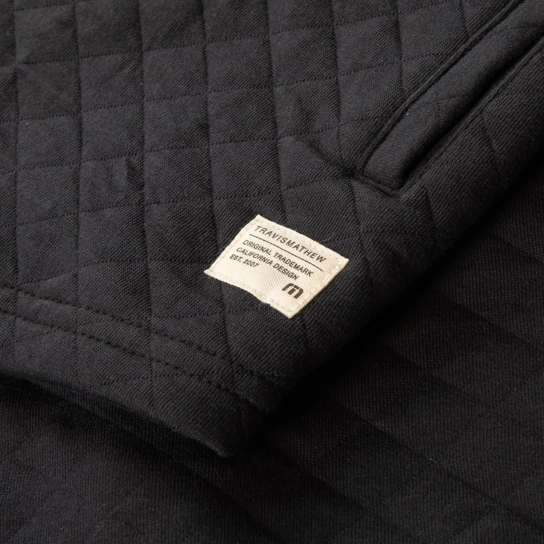 Transatlantic Quarter Zip Mid Layer Black - 2024