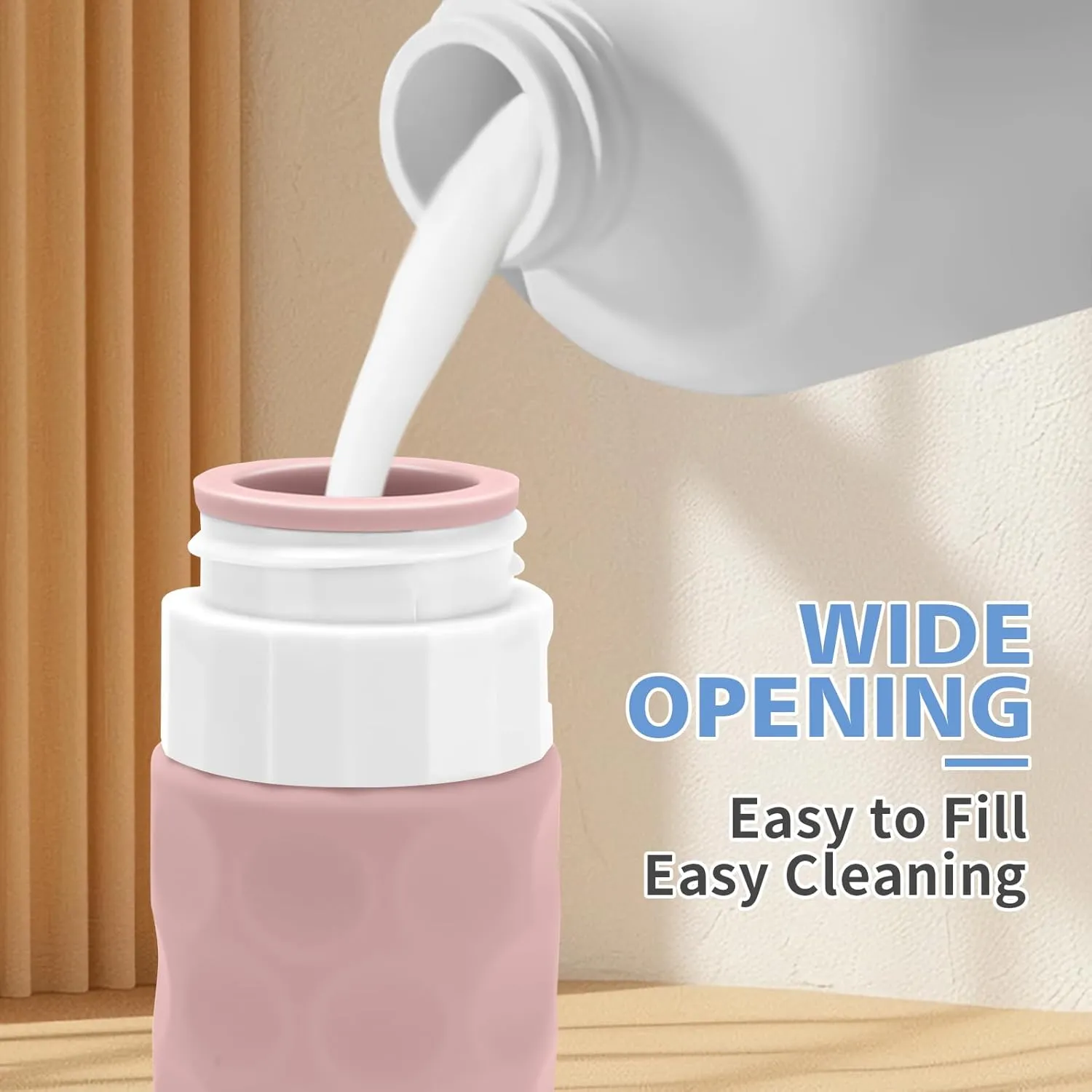 Travel Bottles for Toiletries, 4pcs Tsa Approved 3oz Travel Size Containers, BPA Free Leak Proof Premium Silicone Bottles, Refillable Liquid Squeezable Accessories W/Toiletry BagApricot