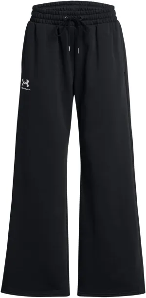 Under Armour Womens Icon Fleece Wide Leg Pants - Ultra-Soft Mid-Weight Fleece XL Black-White