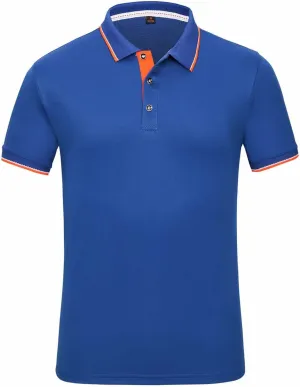 Unisex Polo Shirts Moisture Wicking Quick-Dry Short Sleeve 3 Buttons Solid Golf Shirt Casual Premium Summer Workout Tee Tops