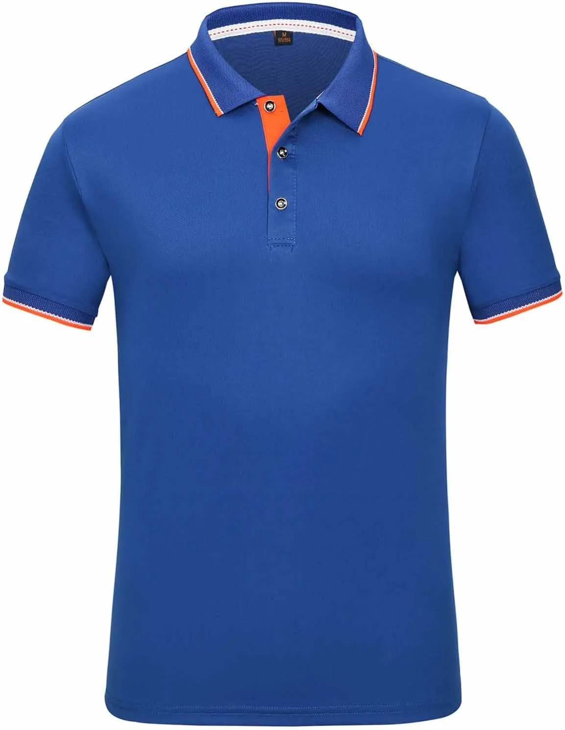 Unisex Polo Shirts Moisture Wicking Quick-Dry Short Sleeve 3 Buttons Solid Golf Shirt Casual Premium Summer Workout Tee Tops