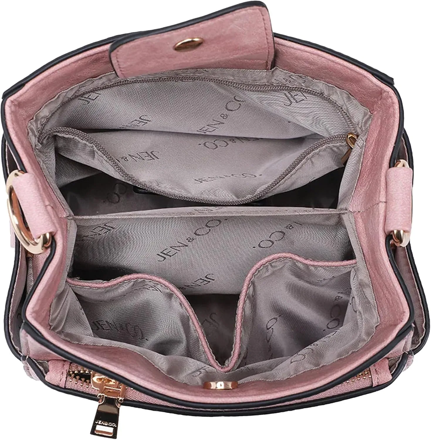 Vegan Square Bucket Bag by Jeanne
