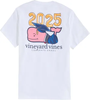 vineyard vines Men's 2025 Graduation Whale Short-Sleeve Pocket Tee