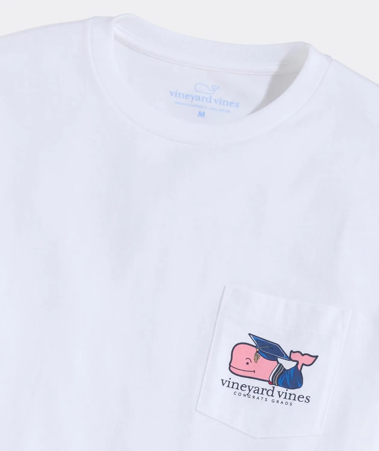 vineyard vines Men's 2025 Graduation Whale Short-Sleeve Pocket Tee