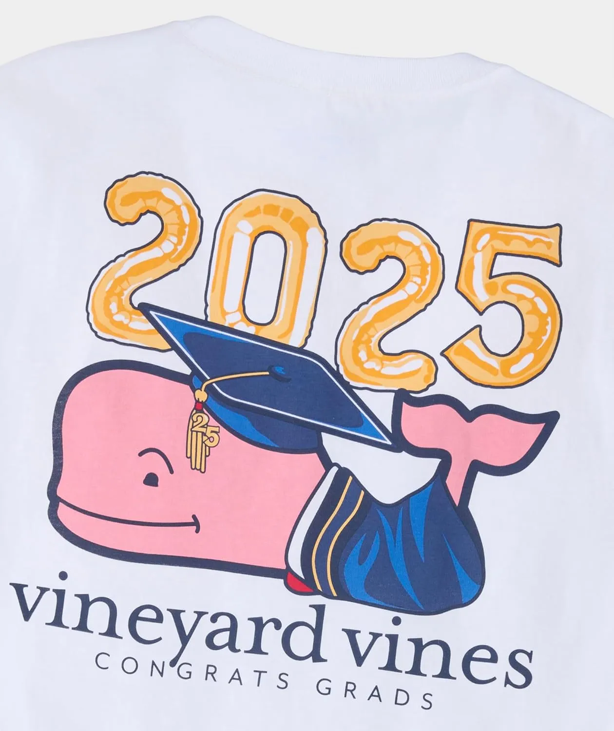 vineyard vines Men's 2025 Graduation Whale Short-Sleeve Pocket Tee