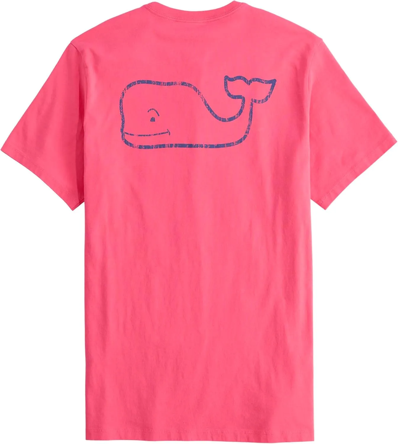 vineyard vines Vintage Whale Short-Sleeve Pocket Tee, Sunset Pink, L