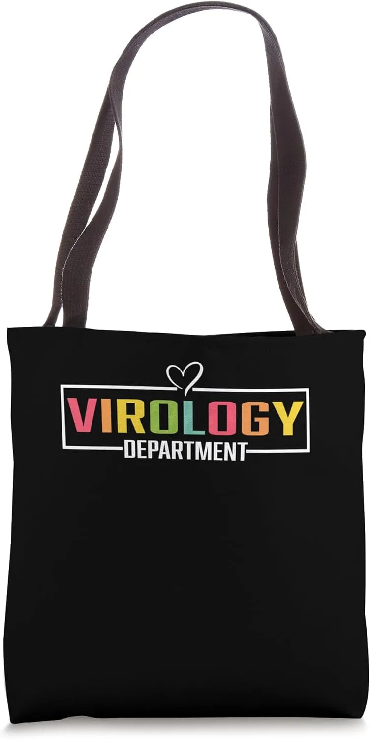 Virology Department Tee Medical Stuff For Nurses Doctors Tote Bag
