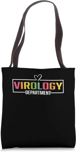 Virology Department Tee Medical Stuff For Nurses Doctors Tote Bag
