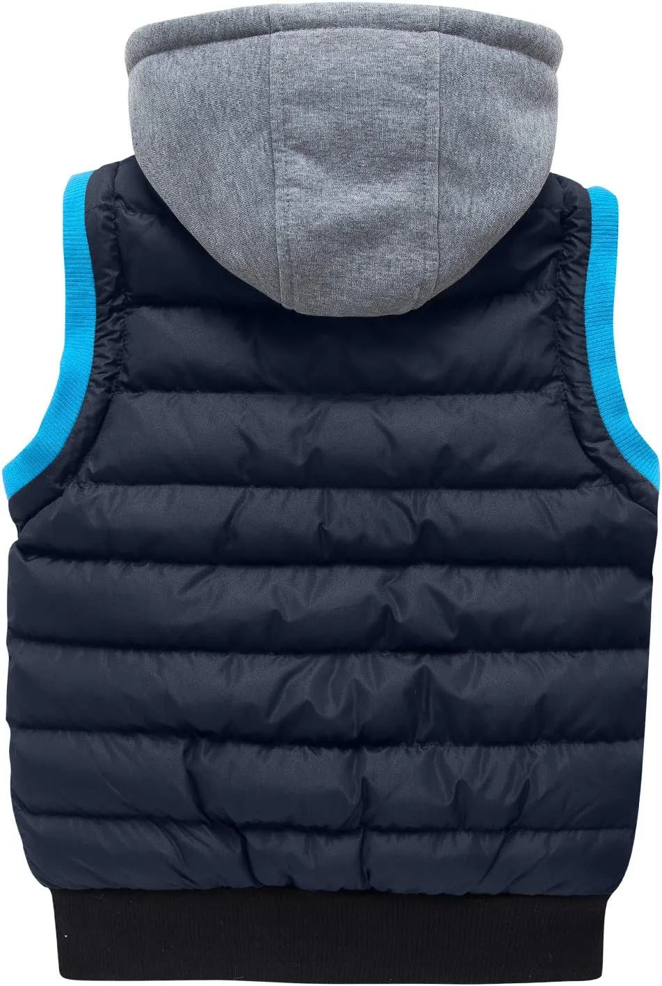 wantdo Boy's Puffer Vest Waterproof Winter Coat Fleece Vest Sleeveless Jacket