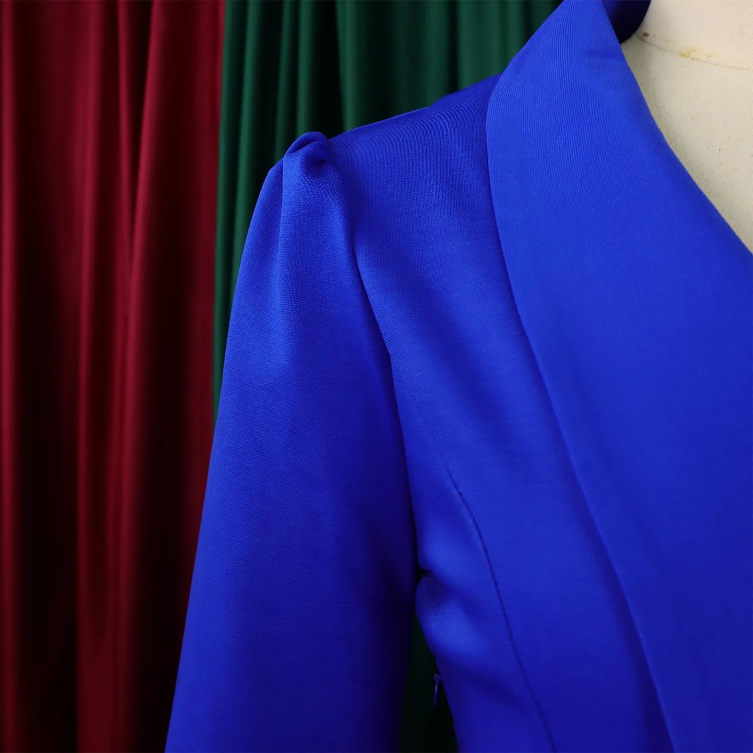 Women Suit Jacket 2 Piece Ruffle Blazer with Wide Leg Pants Suit Long Sleeve Business Casual Outfits