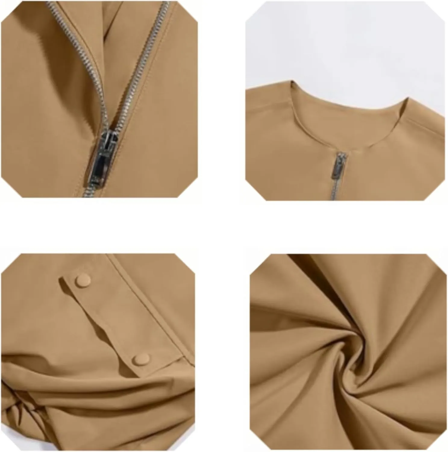Womens Casual Zip Up Cargo Vest Top Oversized Lightweight Ruched Hem Sleeveless Blazer Jackets Vest Tops