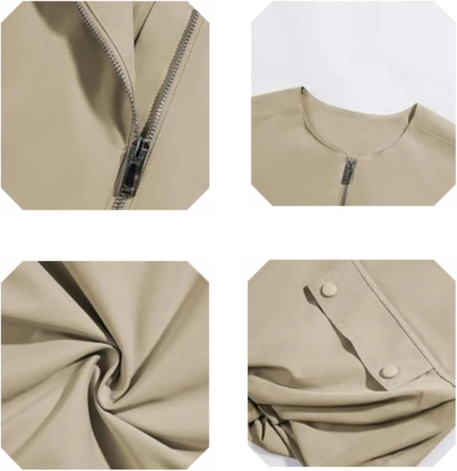 Womens Casual Zip Up Cargo Vest Top Oversized Lightweight Ruched Hem Sleeveless Blazer Jackets Vest Tops
