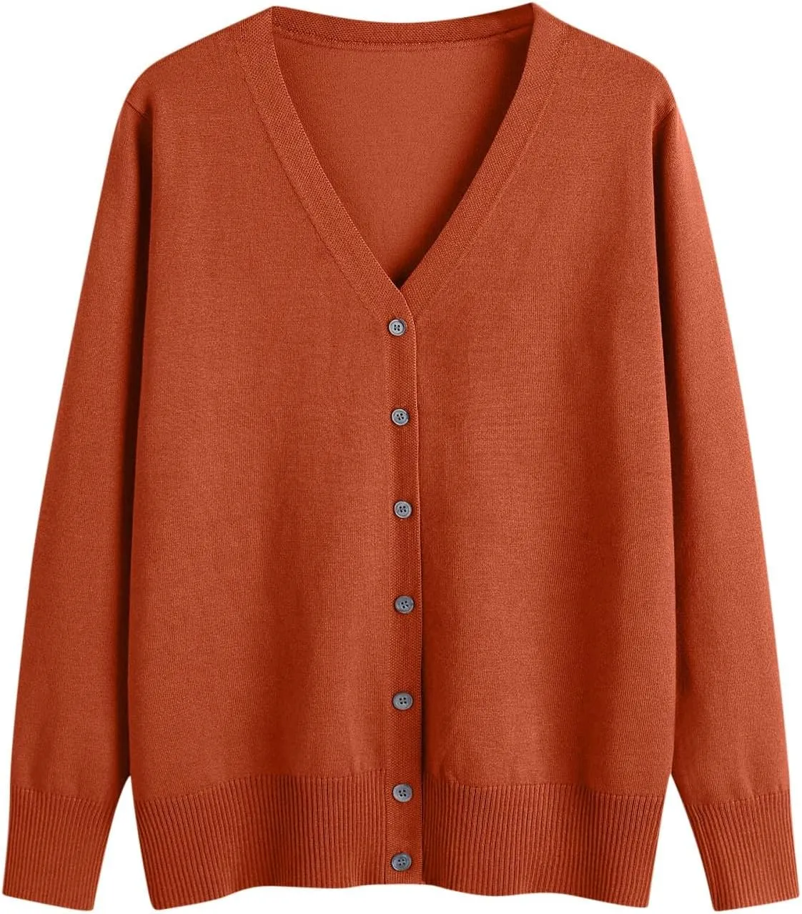 Womens Fall 2024 Cardigan Lightweight Long Sleeve Open Front V Neck Cute Cardigans Sweaters Casual Fashion Outerwear