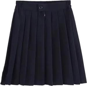 Womens Short Pleated Skirts Vintage Elastic Waist Athletic Party School Uniform Skirt Skort