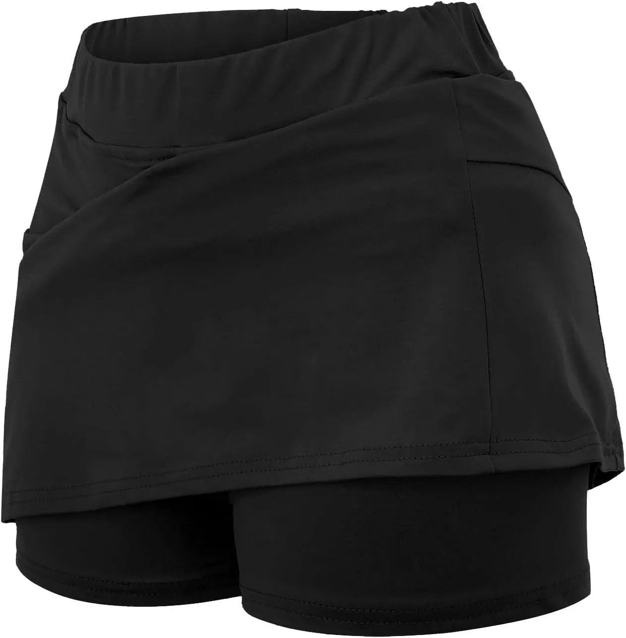 Womens Summer Tennis Skirts with Shorts Underneath, Pickleball, Athletic, Workout and Golf Skorts Lightweight Skirt Workout