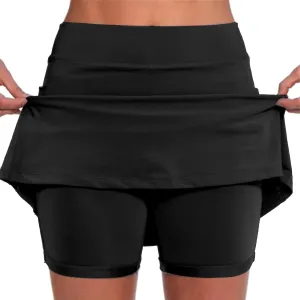 Womens Summer Tennis Skirts with Shorts Underneath, Pickleball, Athletic, Workout and Golf Skorts Lightweight Skirt Workout