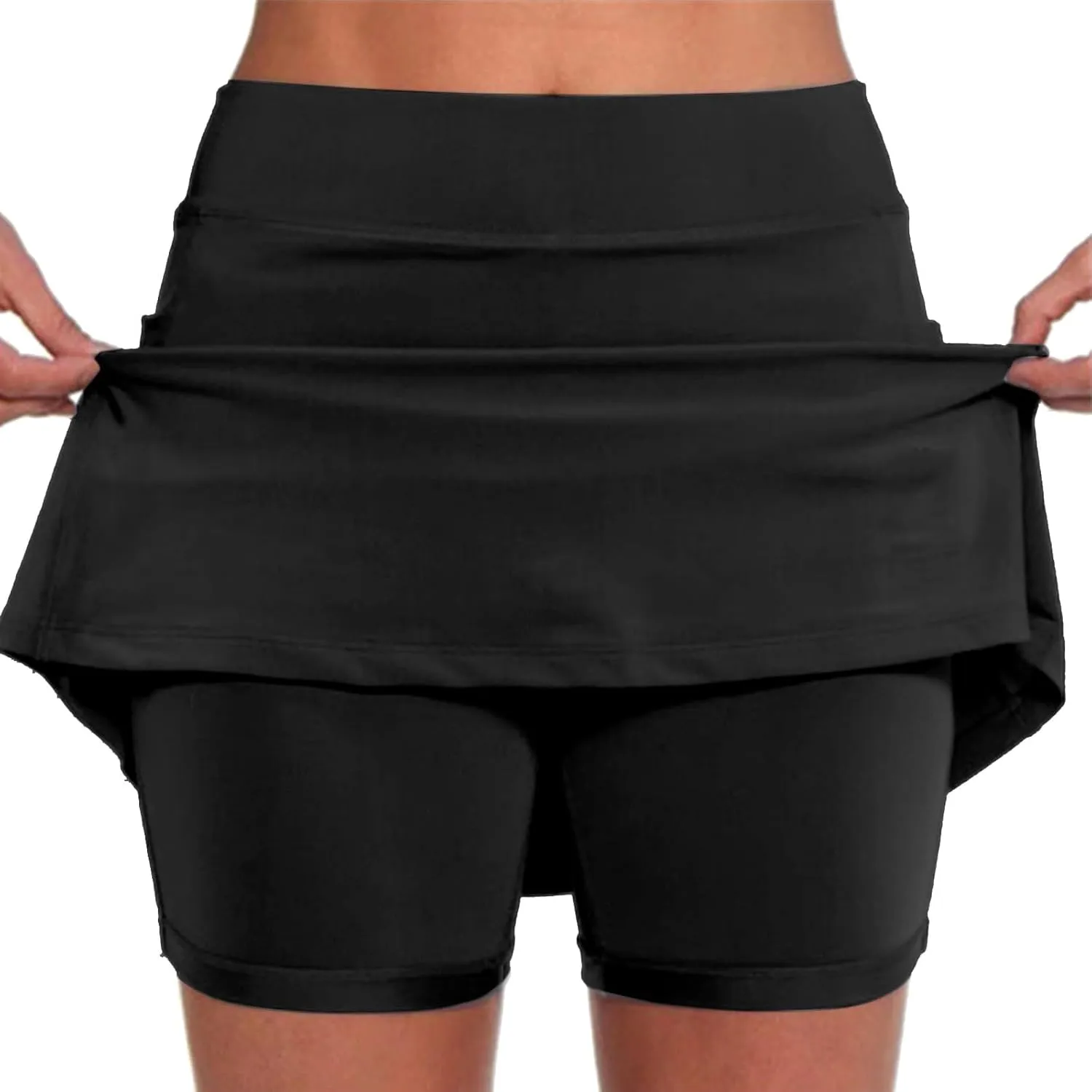 Womens Summer Tennis Skirts with Shorts Underneath, Pickleball, Athletic, Workout and Golf Skorts Lightweight Skirt Workout