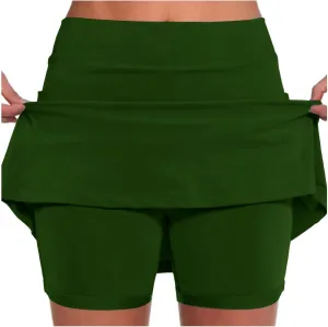 Women's Tennis Skirts Casual High Waist Tennis Skirt Summer Athletic Skorts Gym Workout Outfits with Pockets